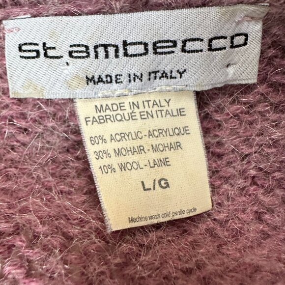 Vintage Mohair Blend Open Cardigan – Made in Italy (L) - Picture 4 of 8